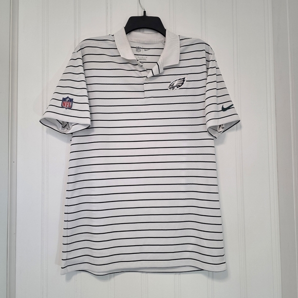 Nike Other - Nike Philadelphia Eagles Striped Polo Shirt – Men’s Medium